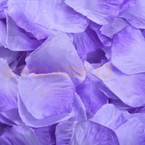 ESKÜVŐ, PARTI DEK82 - 100db-os textil virágszirom – levendulalila