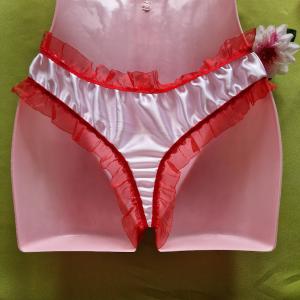 FEN046B - Férfi brazil tanga szatén bugyi - választható méret és szín