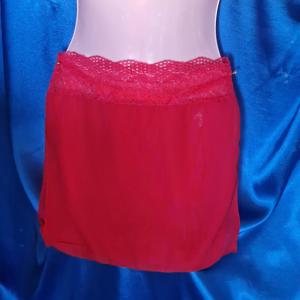 FEN130.2 - Női fehérnemű - Csipkés muszlin szoknya - több színben