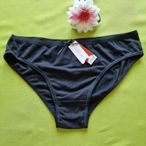 FEN134.2 - Női fehérnemű - Csípő fazonú pamut bugyi - fekete