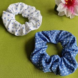 HAD175 - Hajgumi scrunchie - pőttyös minta