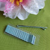 HAD67 - Világoskék hullámos hajcsat hajtű