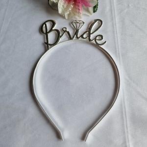 HPT74 - Fém hajpánt Bride felírattal