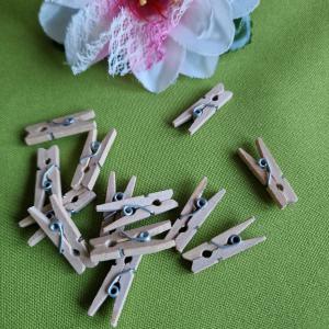 KIEG37 - Mini fa csipesz 3x26 mm - natúr