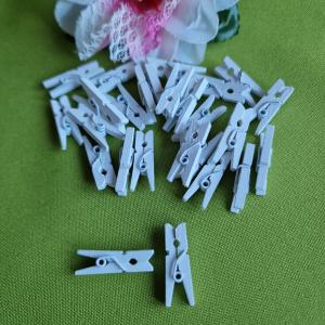KIEG39 - Mini fa csipesz 3x26 mm - fehér