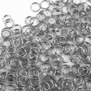 Összekötő karika - platina szín