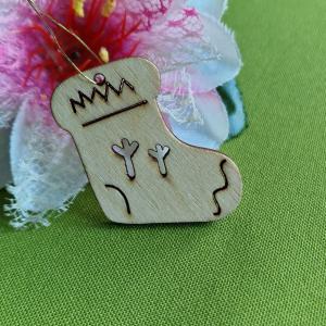 OTT102 - Karácsonyi fa dekor, Medál, DIY Kézművesség, Scrapbooking – Csizma