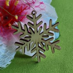 OTT103 - Karácsonyi fa dekor, Medál, DIY Kézművesség, Scrapbooking – Hópehely