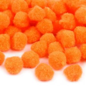 POM02 - kb. 25mm-es pompon - narancssárga