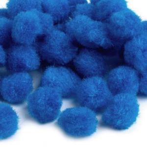 POM07 - kb. 25mm-es pompon - királykék