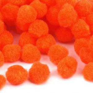 POM14 - kb. 15mm-es pompon - sötét narancssárga