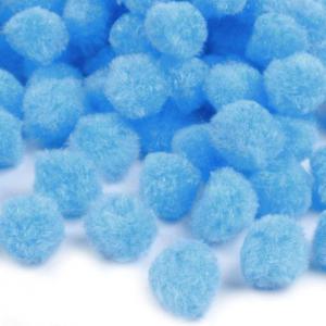 POM19 - kb. 10mm-es pompon - világoskék