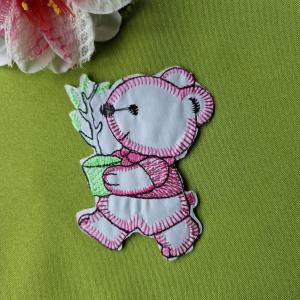 Rávasalható rózsaszín MACI 60x90mm - BALRA NÉZŐ