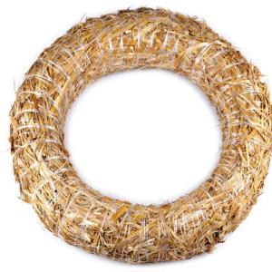 Szalma koszorú és kopogtató alap Ø50cm