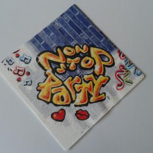 SZV14 Dekoupage - Nonstop party 3 rétegű szalvéta