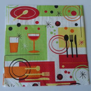 SZV19 Dekoupage - Terítékek 3 rétegű szalvéta