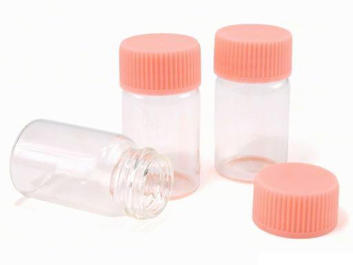 Üvegfiola műanyag csavaros tetővel 20x40mm