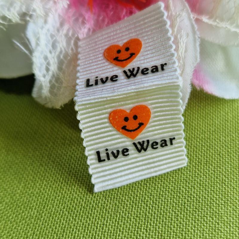 Varrható folt / cimke smile matrica dupla