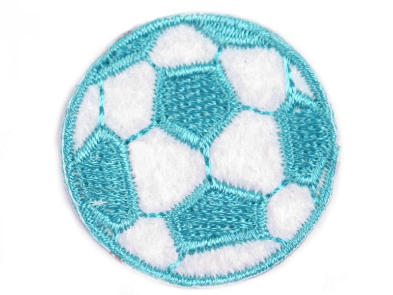 Vasalható focilabda 30mm - türkizkék