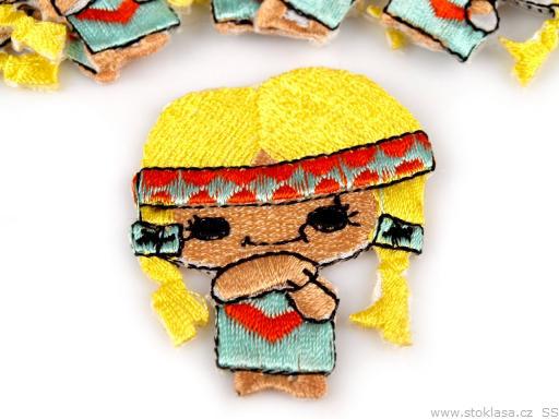 Vasalható INDIÁN KISLÁNY 45x55mm-es