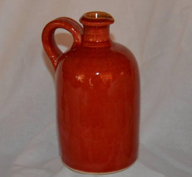 2 dl-es egyenes palack, piros