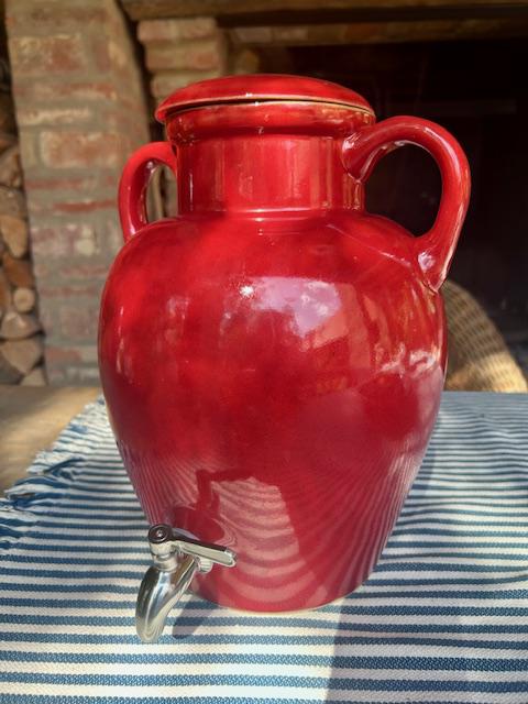 Ecetes edény - piros