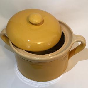 Edit féle vasi fazék, sárga