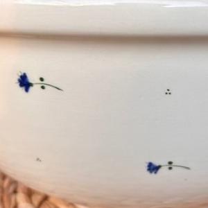 Keverőtál, közepes - búzavirág dekor