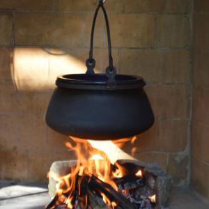 Vasalt halfőző bogrács II.