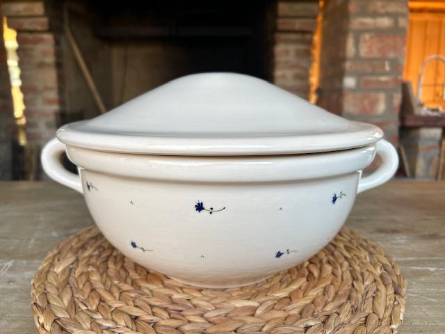 Fedeles kelesztő tál, nagy - búzavirág dekor