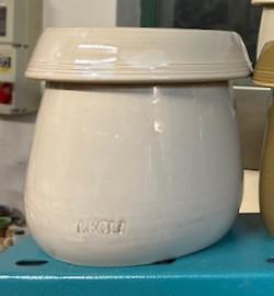 Konyhai fermentáló edény, fehér