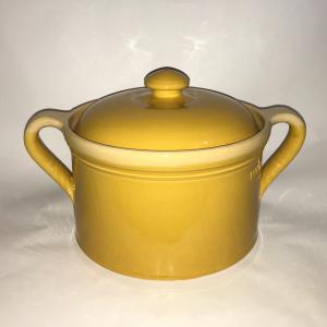 Edit féle vasi fazék, sárga