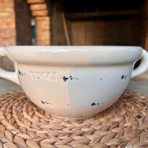 Keverőtál, kicsi - búzavirág dekor