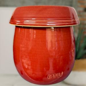 Konyhai fermentáló edény, piros