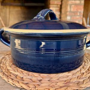 Magasított lábos - kobalt kék