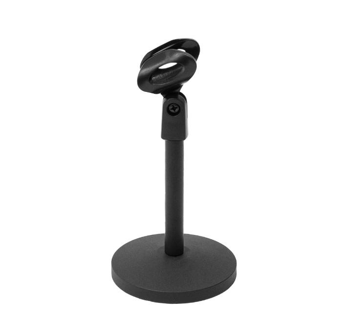 Asztali mikrofon állvány fém kör talppal 21cm