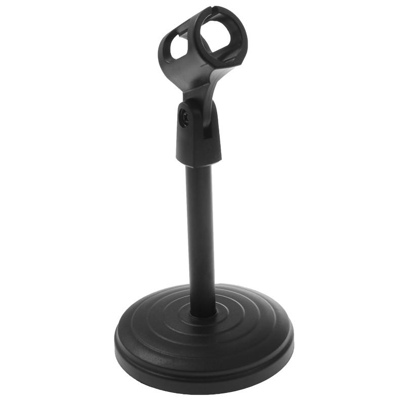 asztali mikrofon állvány kör talppal 22 cm