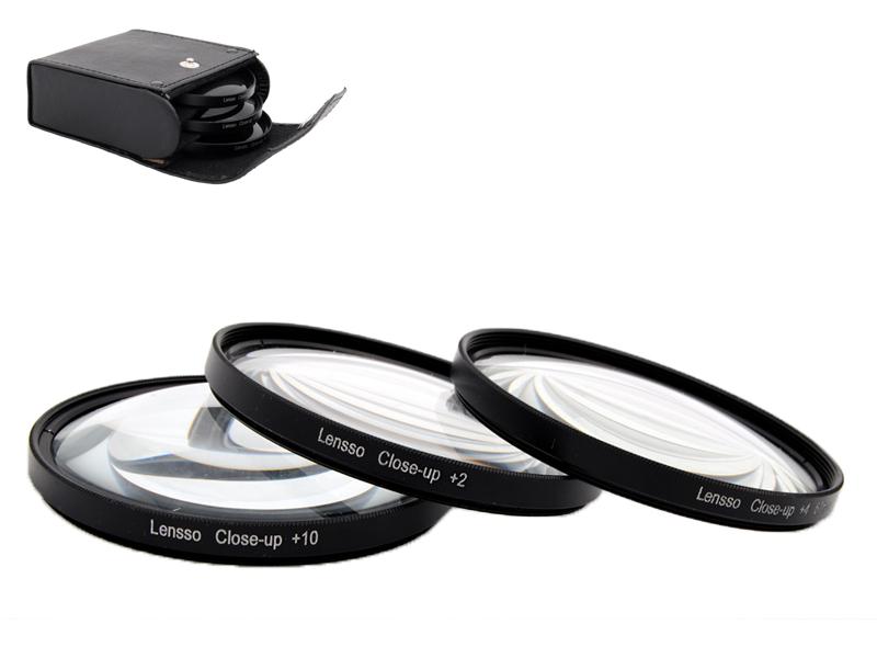 close-up +2-4-10 macro előtétlencse szett 55mm (RISE(UK)