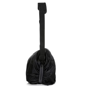 esővédő huzat hátizsákra fekete 45L