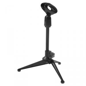 háromlábú asztali mikrofon állvány