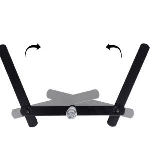 összecsukható asztali spigot fejes állvány