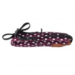 pöttyös nyakpánt bordó