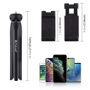Puluz mini állvány telefontartóval vakupapuccsal