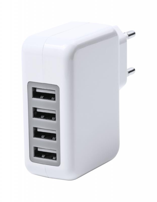 hálózati töltő 4 USB csatlakozással