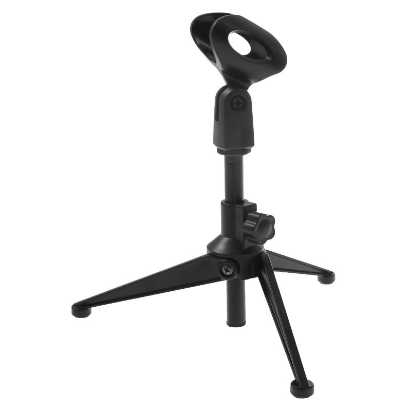 háromlábú asztali mikrofon állvány