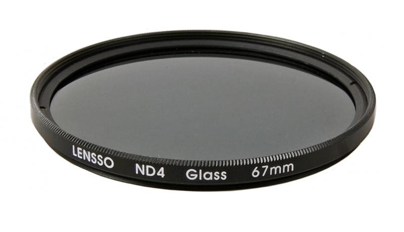 ND szűrő 67mm ND4 Lensso