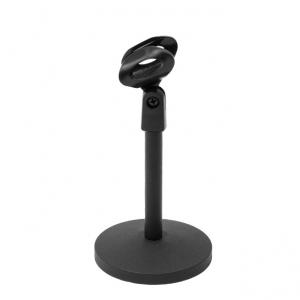 Asztali mikrofon állvány fém kör talppal 21cm