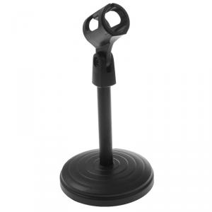 asztali mikrofon állvány kör talppal 22 cm