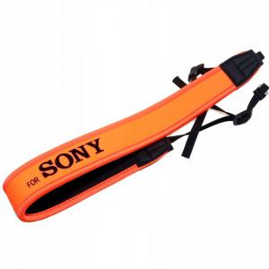 széles neoprén narancssárga nyakpánt Sonyhoz