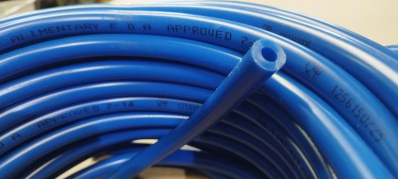 Egyes pulzátortömlő, 7x14mm, kék